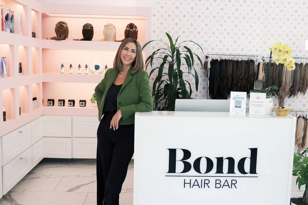 Emily at Bond Hair Bar in San Mateo CA, specialist in chemotherapy hair loss