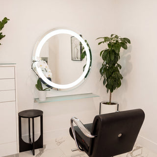 Private one-on-one consultation room at Bond Hair Bar in San Mateo, California