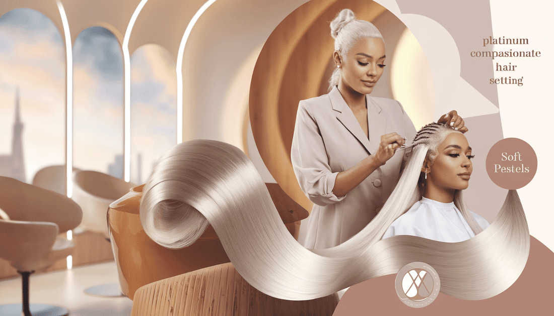 Platinum Blonde Hair Extensions & Color