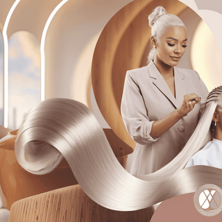 Platinum Blonde Hair Extensions & Color