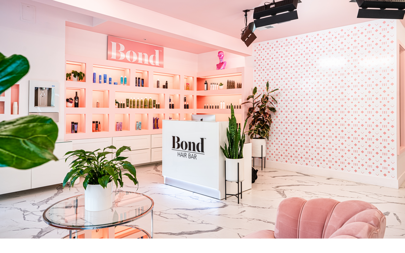 Reception desk and retail