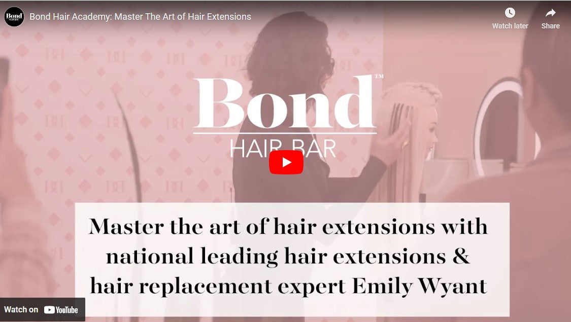 Load video: Bond Hair Bar Academy Video