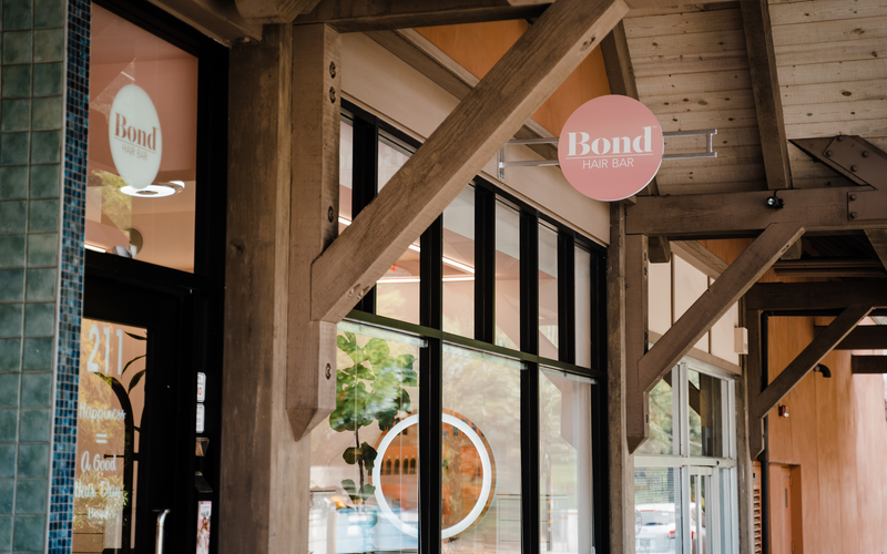 Bond Hair Bar entrance