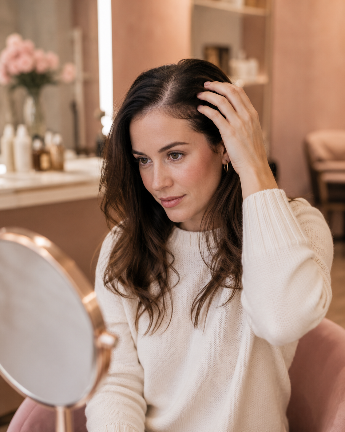Support for postpartum hair loss at Bond Hair Bar, San Mateo