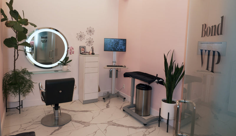 Hair styling stations